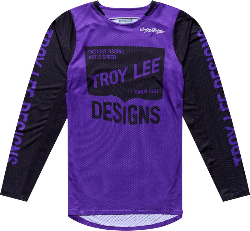 Troy Lee Designs GP Pro Air Jersey Locked Neon paars