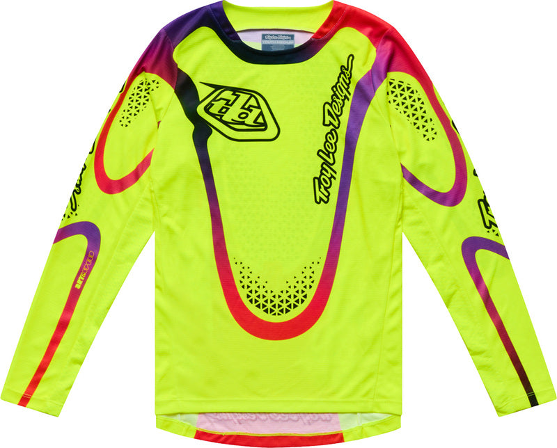 Troy Lee Designs GP Pro Youth Kindermaat jersey Aura Neon geel