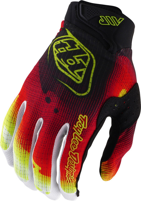 Troy Lee Designs Air Motorhandschoenen Illusion Rood/Zwart