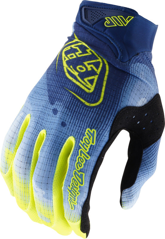 Troy Lee Designs Air Motorhandschoenen Illusion Slate/Neon geel