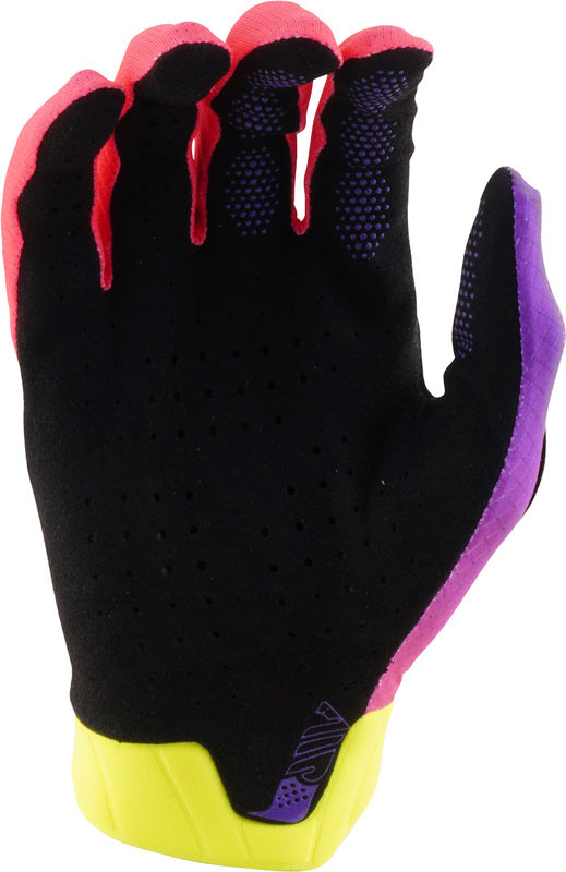 Troy Lee Designs Air Youth Kindermaat motorhandschoenen Aura Neon geel