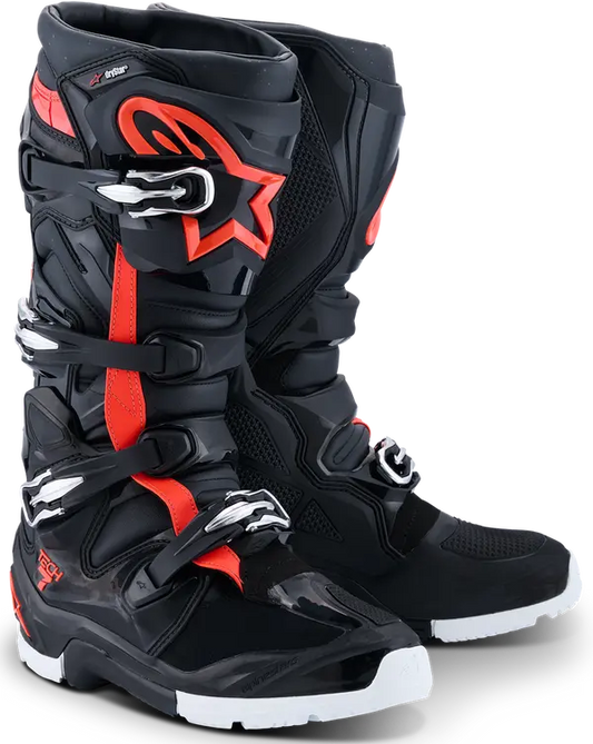 Laars T7 Enduro DS Zwart/Rood/WH