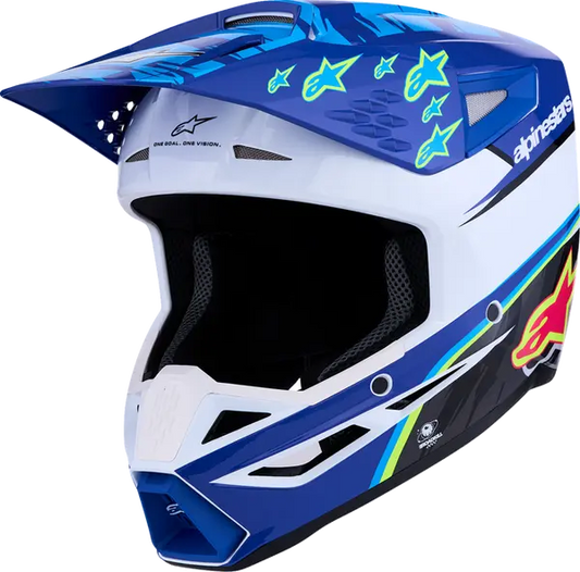Alpinestars Helm SM3 FALCON Blauw/Zwart/Roze