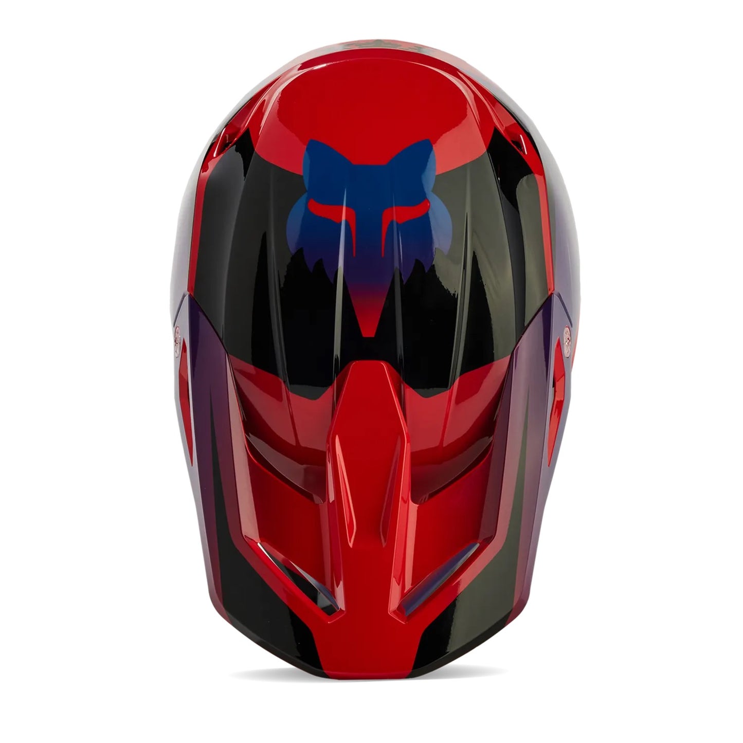 Fox helm v1 Streak fluo rood