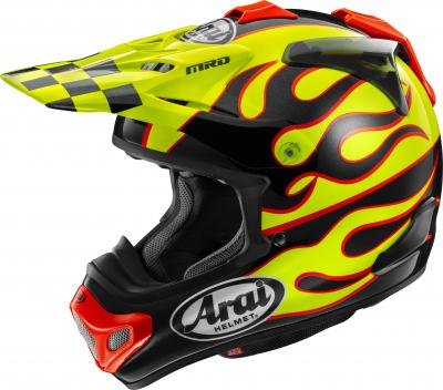 ARAI MX-V EVO - FLAME YELLOW
