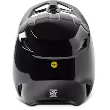 Fox v1 solid black glans helm