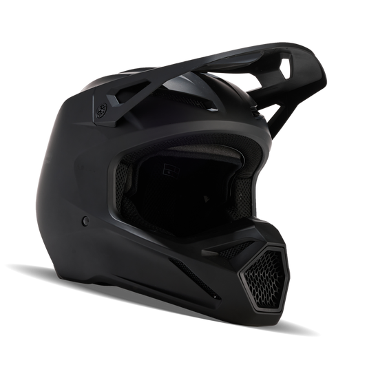 Fox v1 solid black Matt