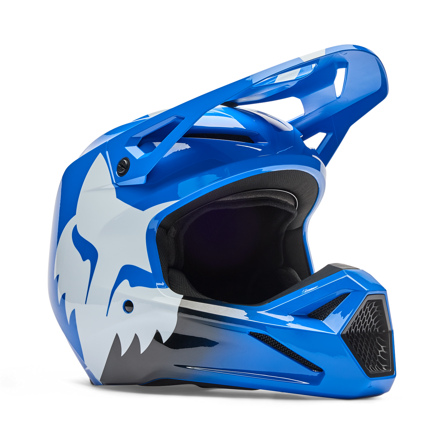 Fox v1 shield blue helm