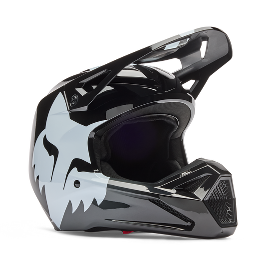 Fox v1 shield black youth helm