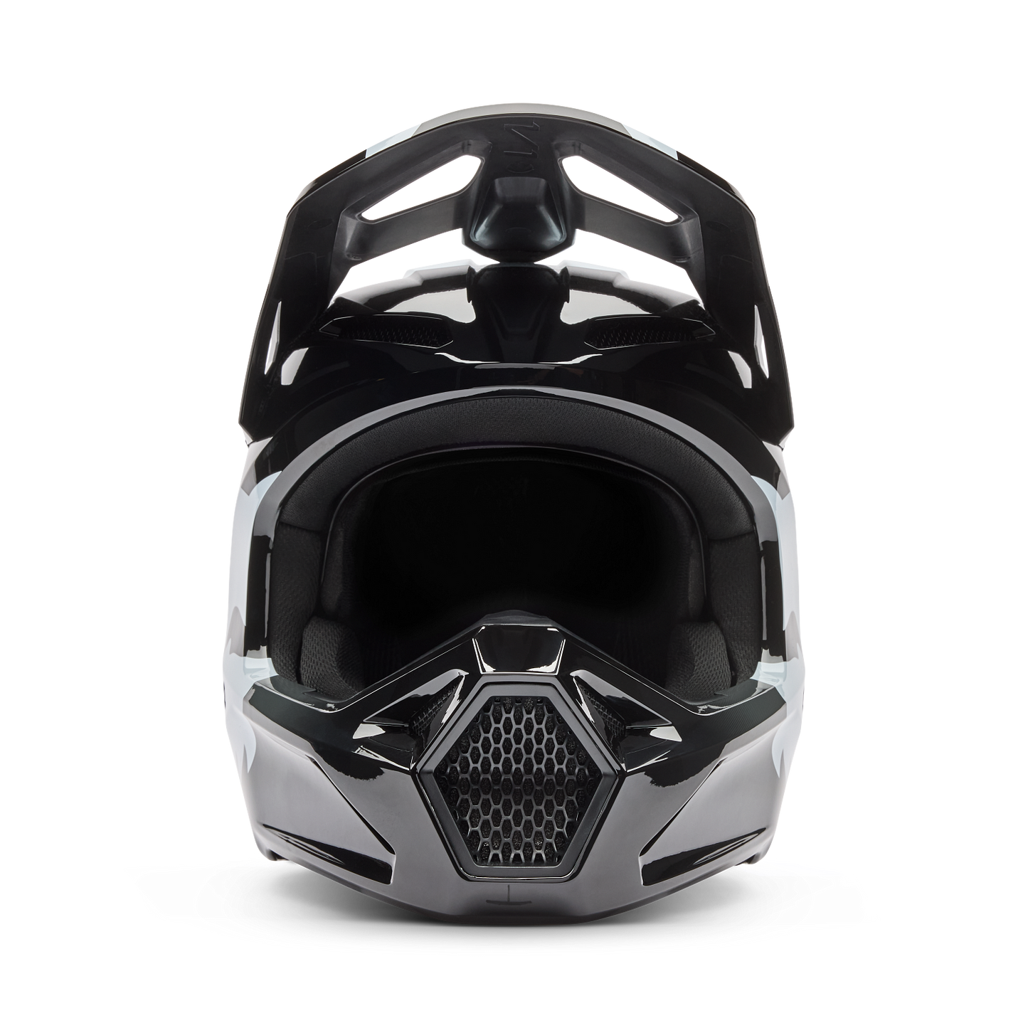 Fox v1 shield black youth helm