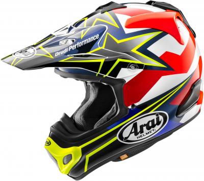 ARAI MX-V EVO - STARS & STRIPES FLUOR YELLOW
