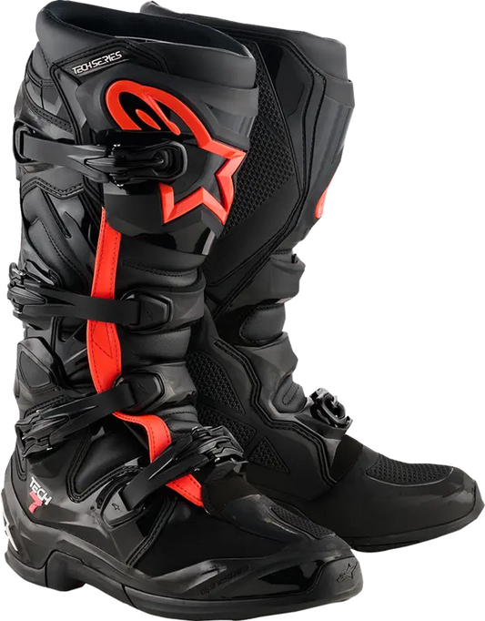 Laars TECH 7 Zwart/Rood Fluor