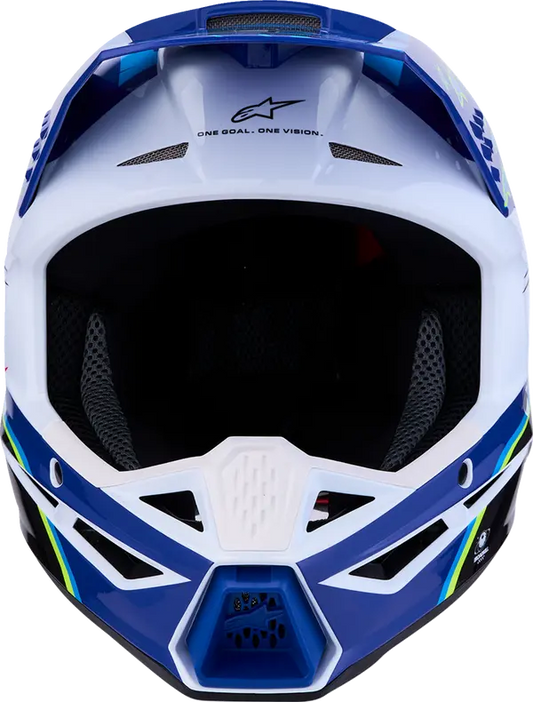 Alpinestars Helm Jeugd SM3 FALCON Blauw/Zwart/Roze